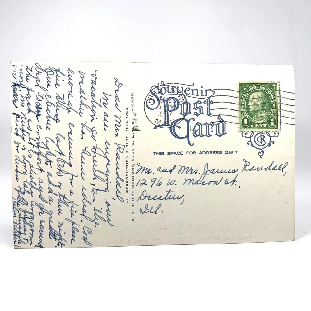 1911 Grand Trunk RR Battle Creek Ann Arbor Ferry Michigan Railroad Postcards Lot